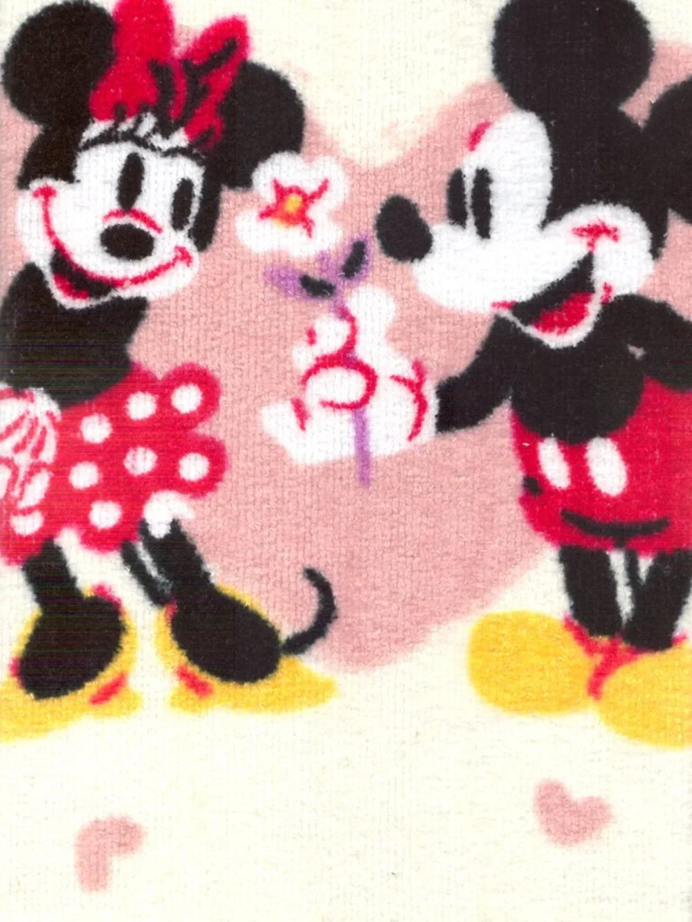 Disney Mickey Minnie Valentine Kitchen Towels 2 Pack XOXO Hearts 15x26